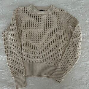 GAP Cream Crew Neck Sweater